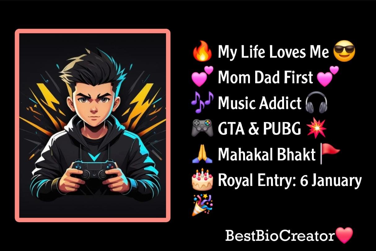 Stylish Instagram Bio For Gamer