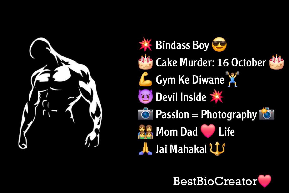 Instagram Bio Gym Lover Stylish