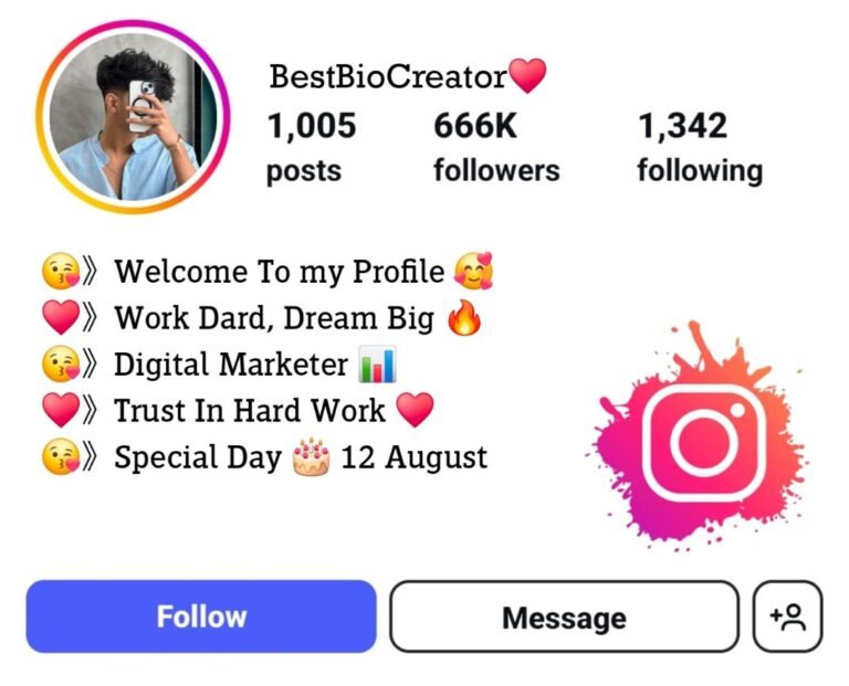 Instagram Bio in Hindi - Attitude & Stylish Bio