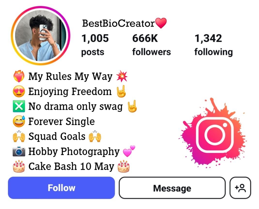 Instagram bio in hindi attitude
