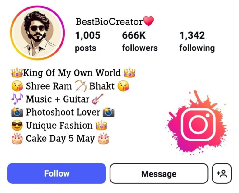 जय श्री राम Instagram Bio Hindi
