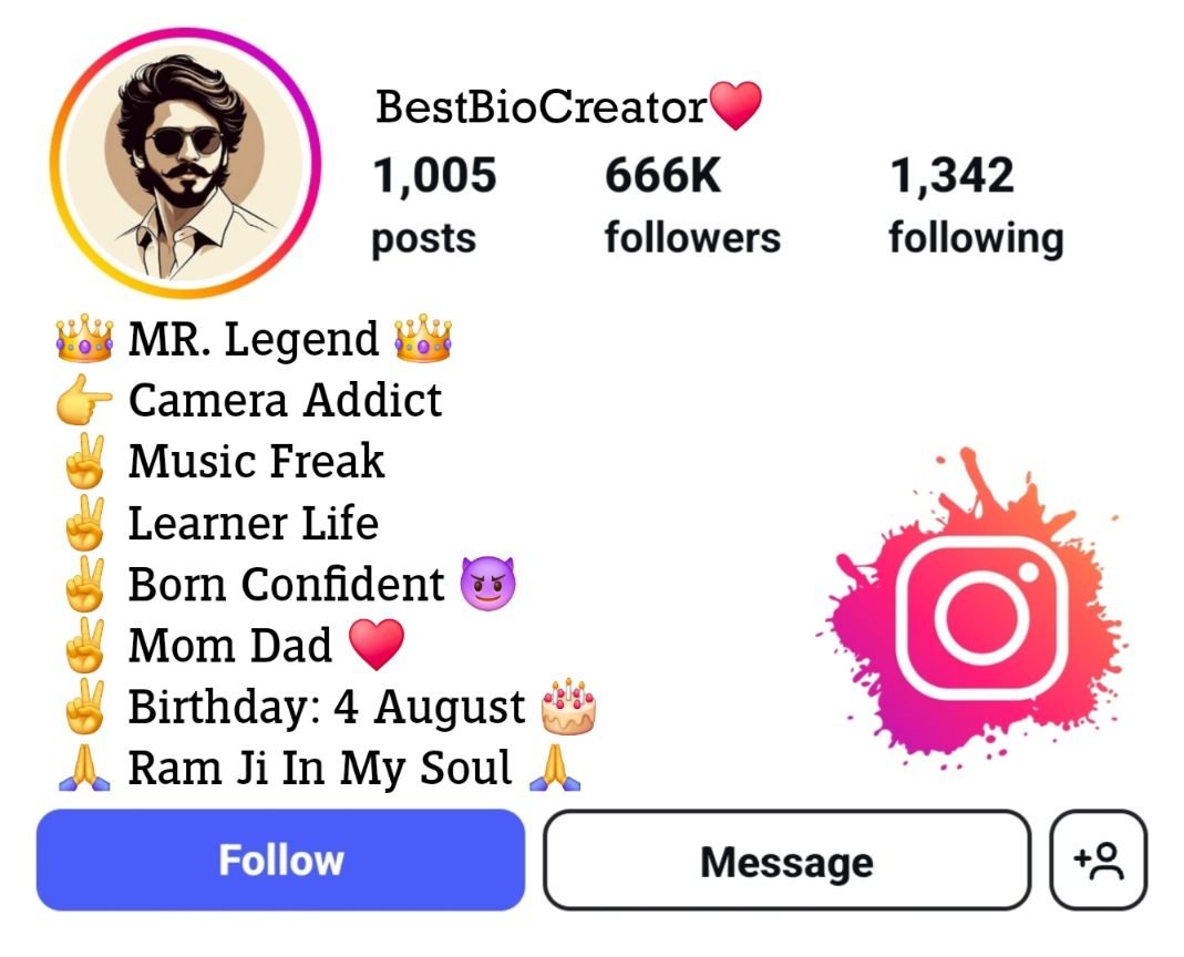 Jai Shree Ram Bio For Instagram