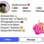 ब्राह्मण Bio For Instagram For Boy