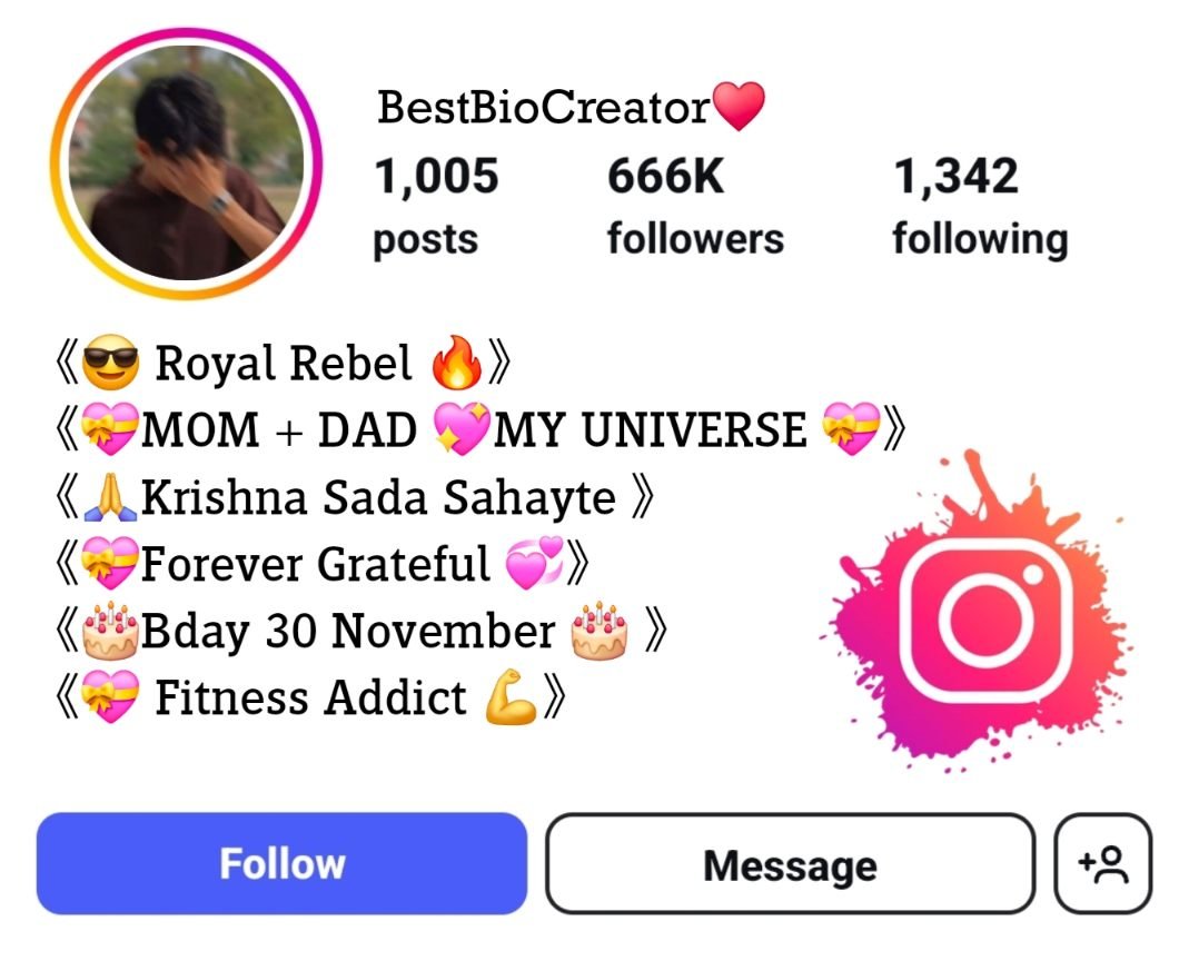 Jay Shree Krishna Bio For Instagram