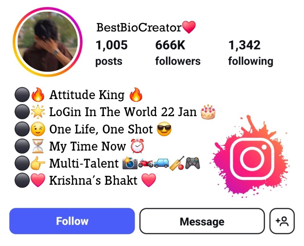 Krishna Sada Sahayte Instagram Bio