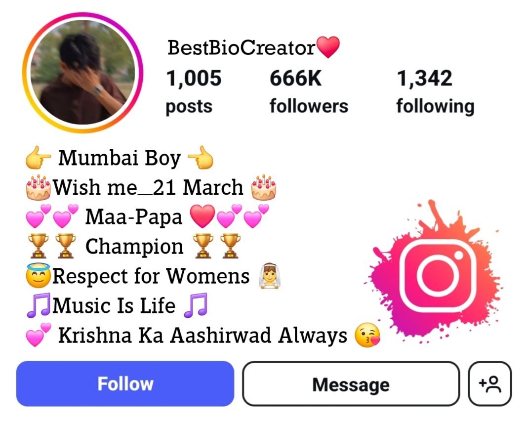 कृष्ण सदा सहायते Instagram Bio