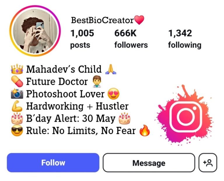 Instagram Bio For Medical Students