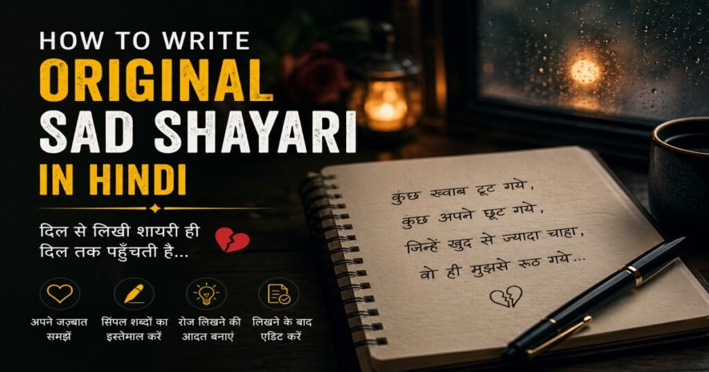 Original Sad Shayari in Hindi
