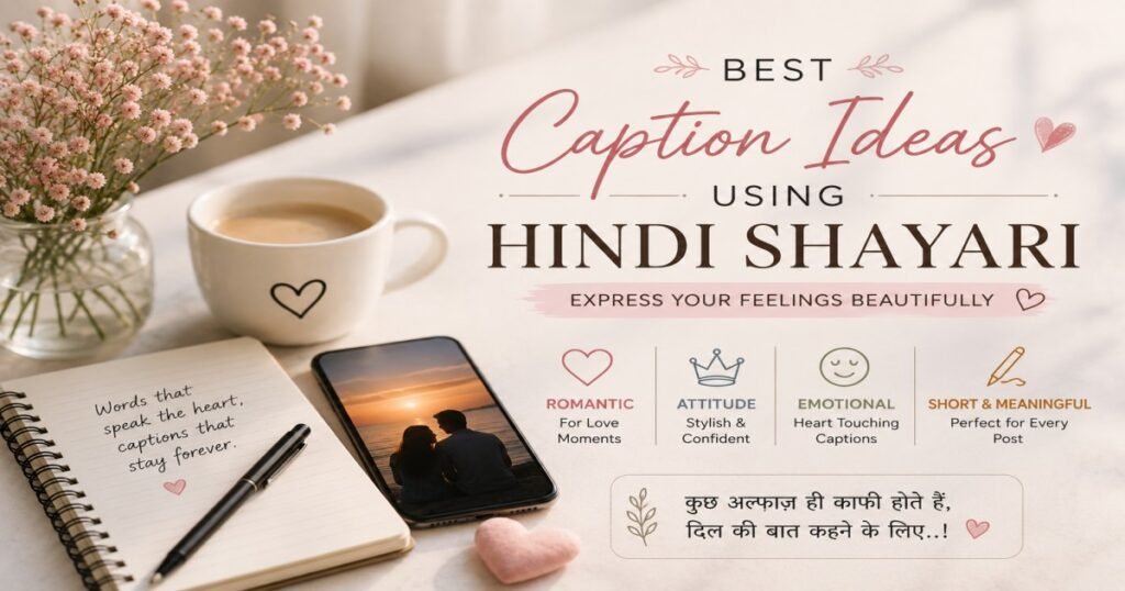 Best Hindi Shayari Captions for Instagram