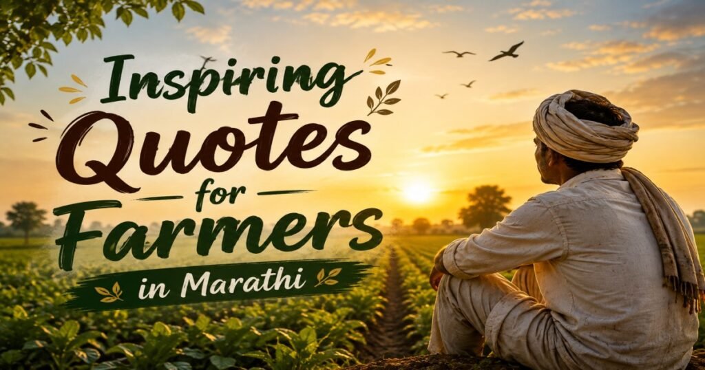 Inspiring Quotes for Farmers in Marathi
