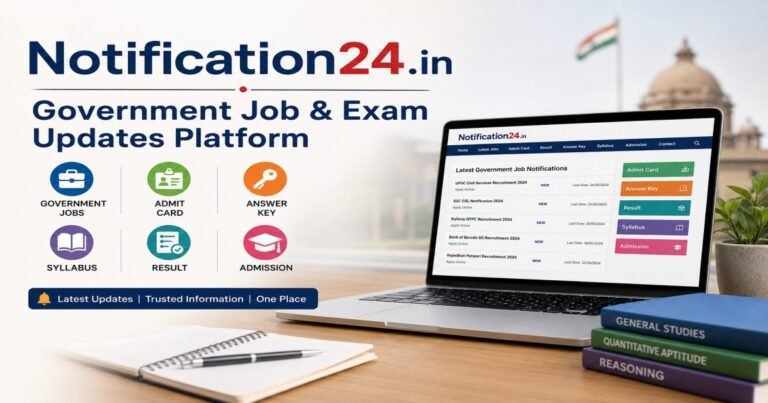Notification24.in government job and exam updates
